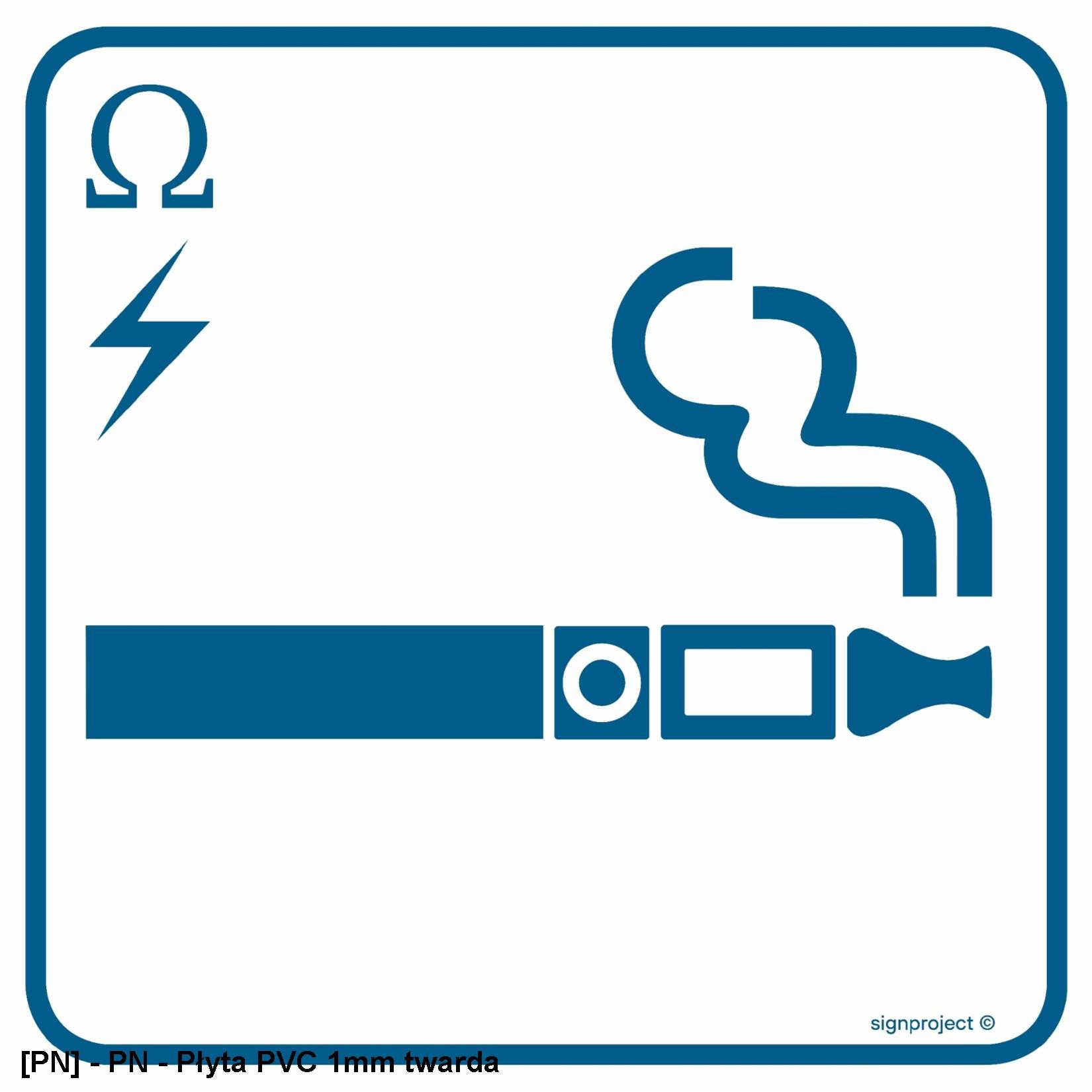 RA126 - Tu wolno palić papierosy elektroniczne 200x200