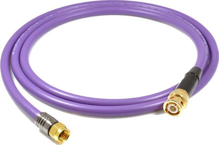 Kabel Melodika BNC - F 17m fioletowy