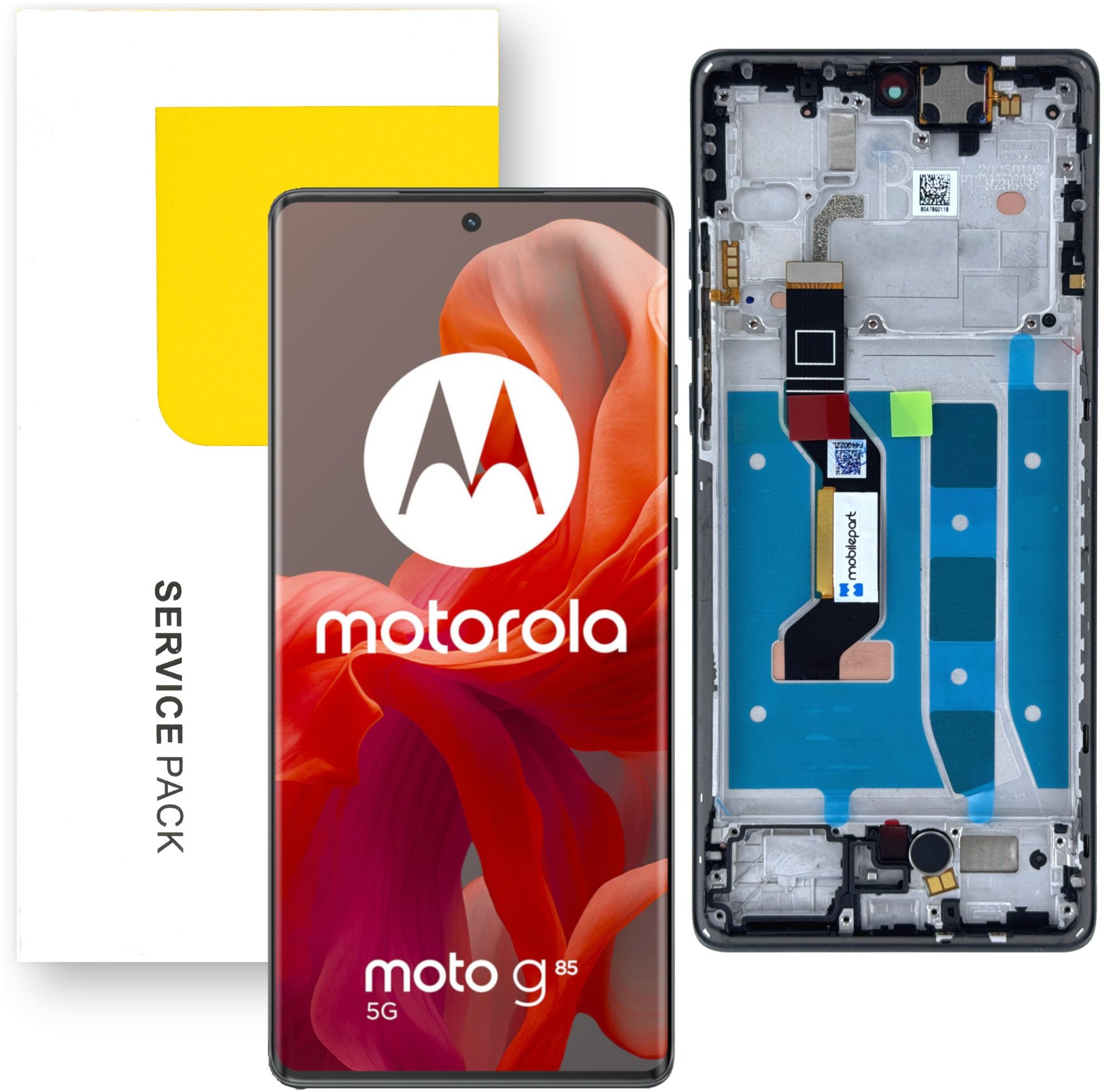 Wyświetlacz do Motorola Moto G85 5G LCD XT2427-3 Ramka Oryginał Mobilepart