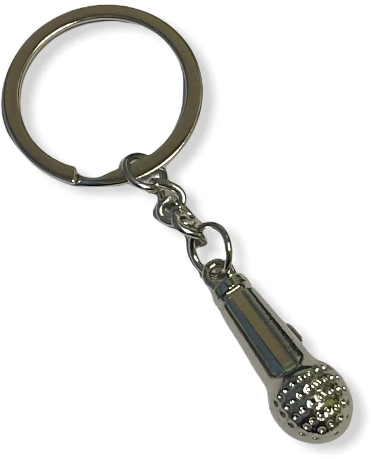 Brelok Mikrofon Karaoke - Prezent dla Piosenkarki