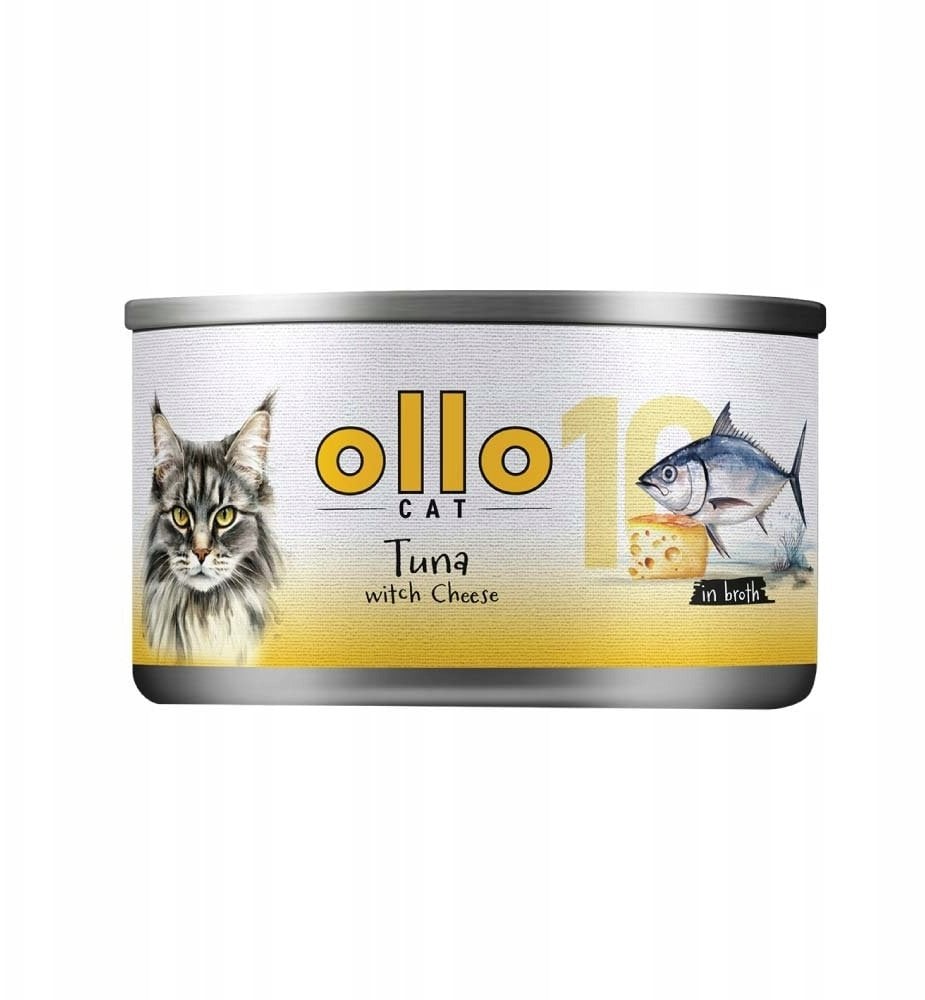 Ollo nr 10 puszka kot Tuńczyk Ser 70 g