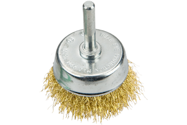 Verto Szczotka druciana doczołowa z trzpieniem 50mm - 56330