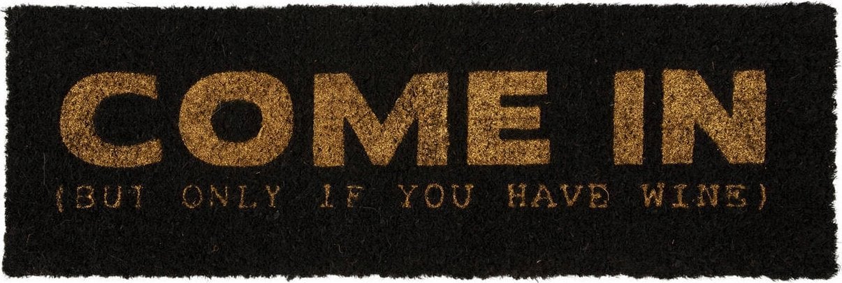 vidaXL Wycieraczka pod drzwi z włókna kokosowego COME IN, 75 x 26 x 2 cm