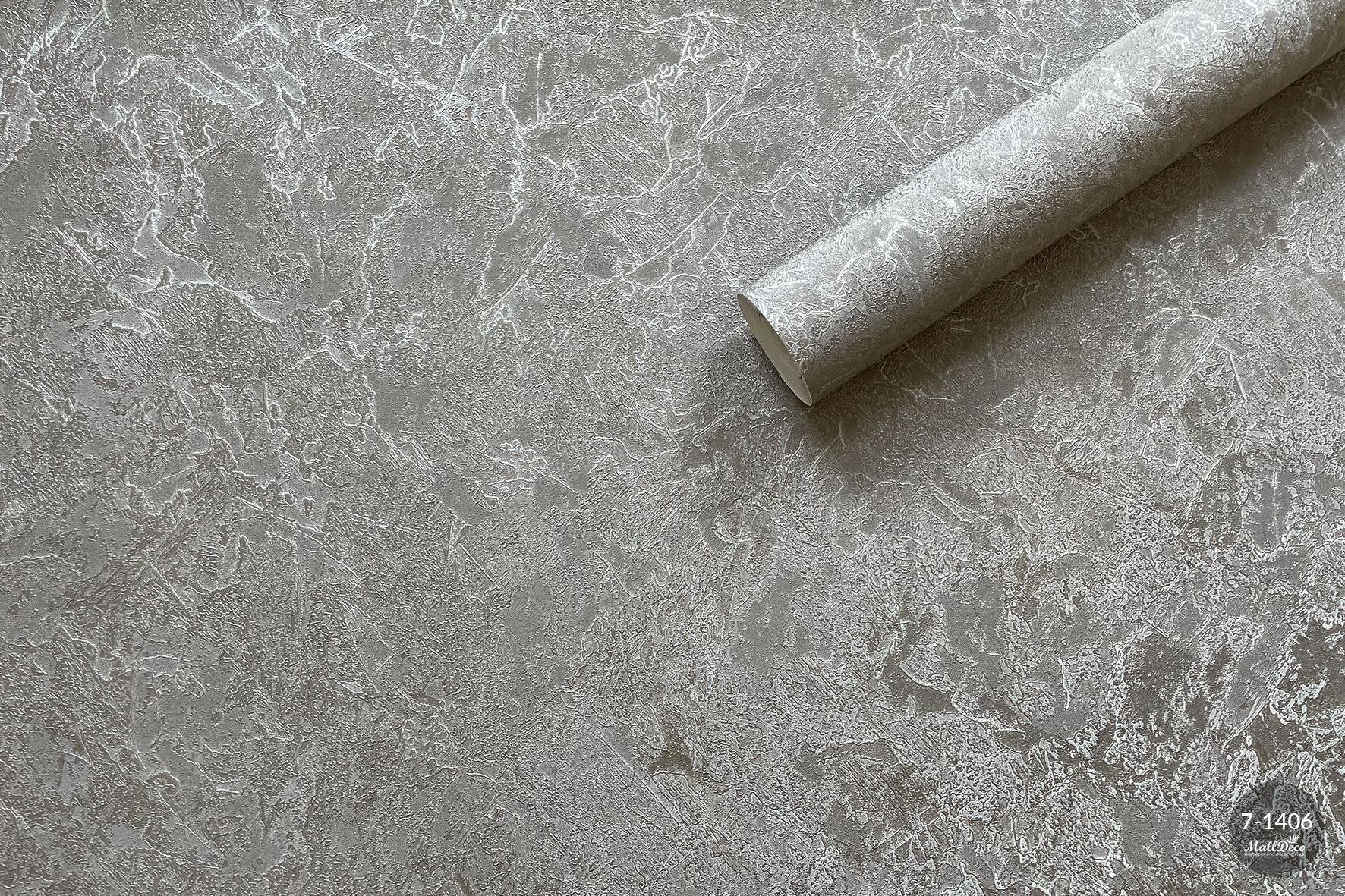 MallDeco TAPETA WINYLOWA MODEL AGAVA GRAFIT