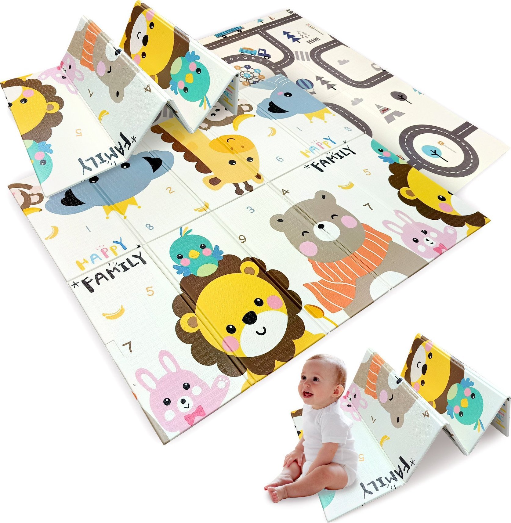 Happy Kiddo SN759 Mata składana 180x200