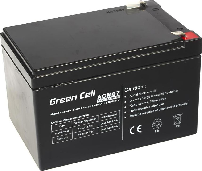 Green Cell Akumulator 12V/12Ah (AGM07)