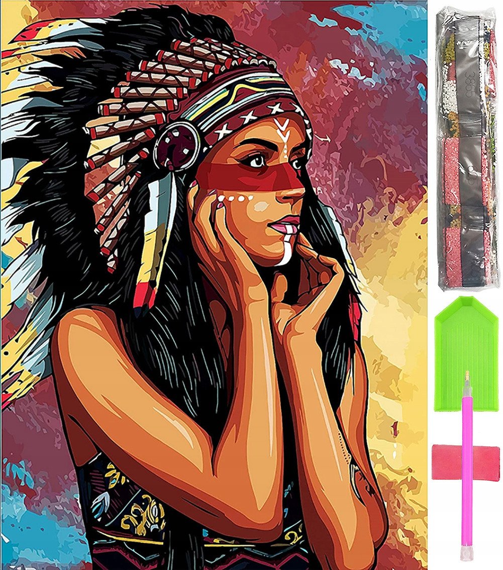 HAFT DIAMENTOWY 5D Zestaw Obraz MOZAIKA 40*60cm