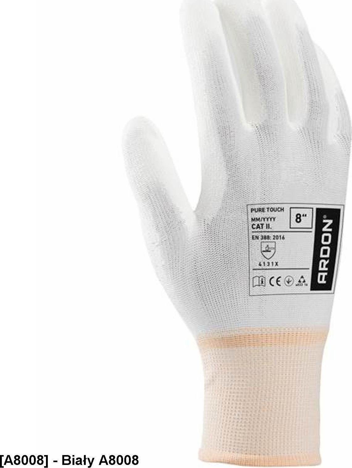 Ardon ARDON PURETOUCH WHITE - rękawice powlekane, Nylon - Biały A8008 09