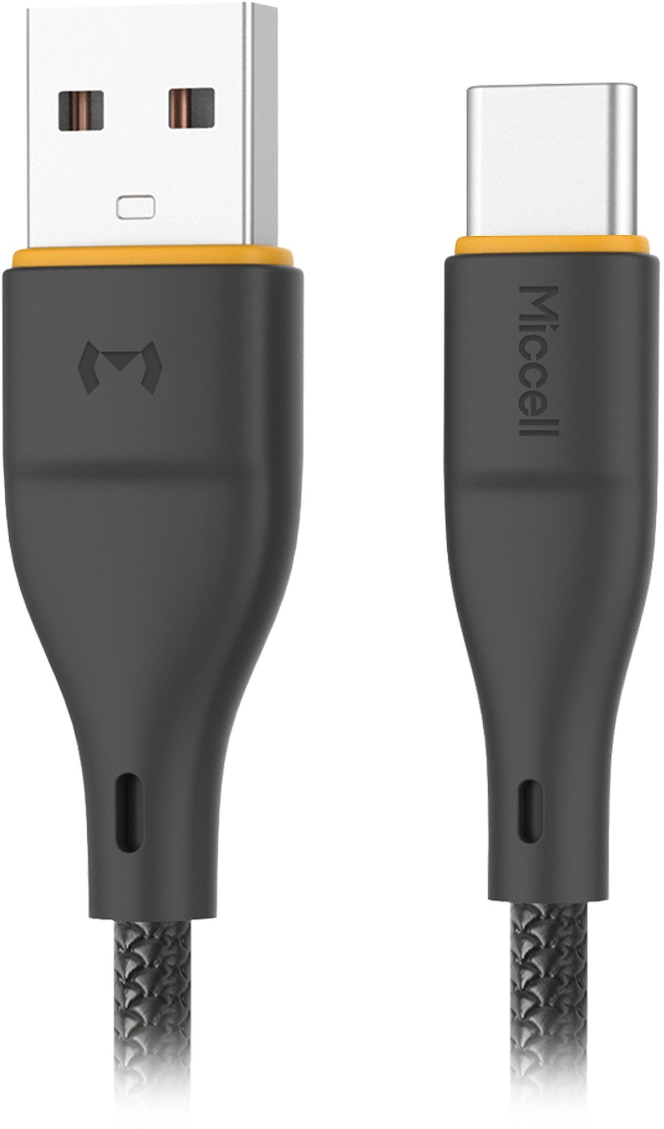 Kabel USB Orno USB-A - USB-C 1 m Czarny