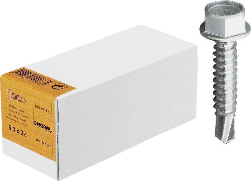 E-NORMpro DIN7504, stal ocynk.galwan., K 6,3x50, opak.handl.E-NORMpro