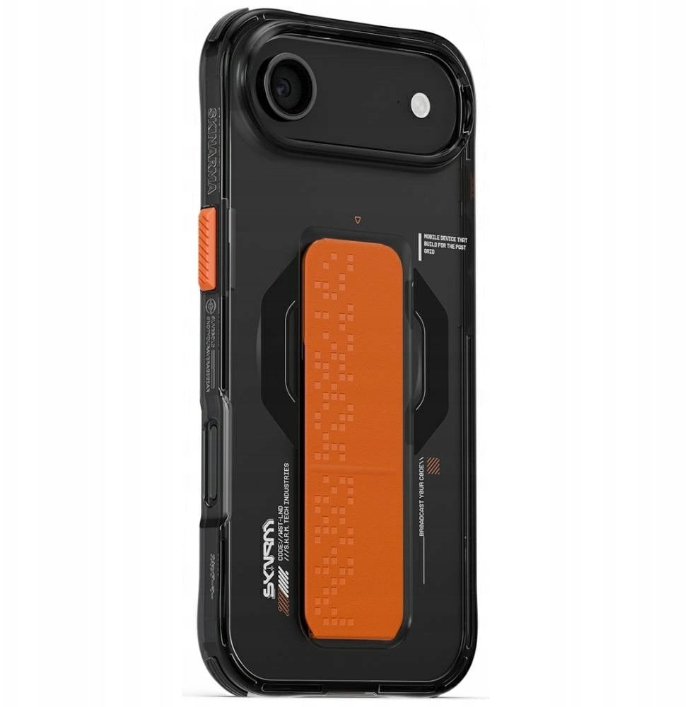 Skinarma Haxa Case for iPhone Air Magnetic Charging + Grip Stand Graphite