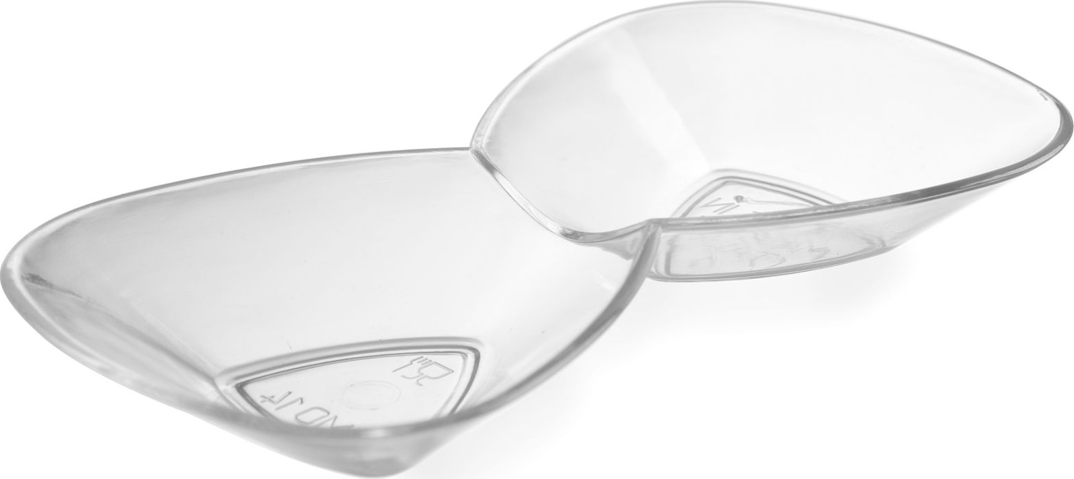 Hendi Jednorazowe miseczki trójkątne podwójne do przekąsek Fingerfood 100 szt. Hendi 560297 Jednorazowe miseczki trójkątne podwójne do przekąsek Finge