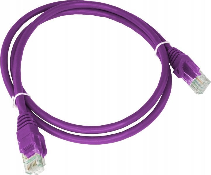 Alantec Patch-cord kat.6A U/UTP fioletowy 2m LSOH (KKU6AFIO2.0)