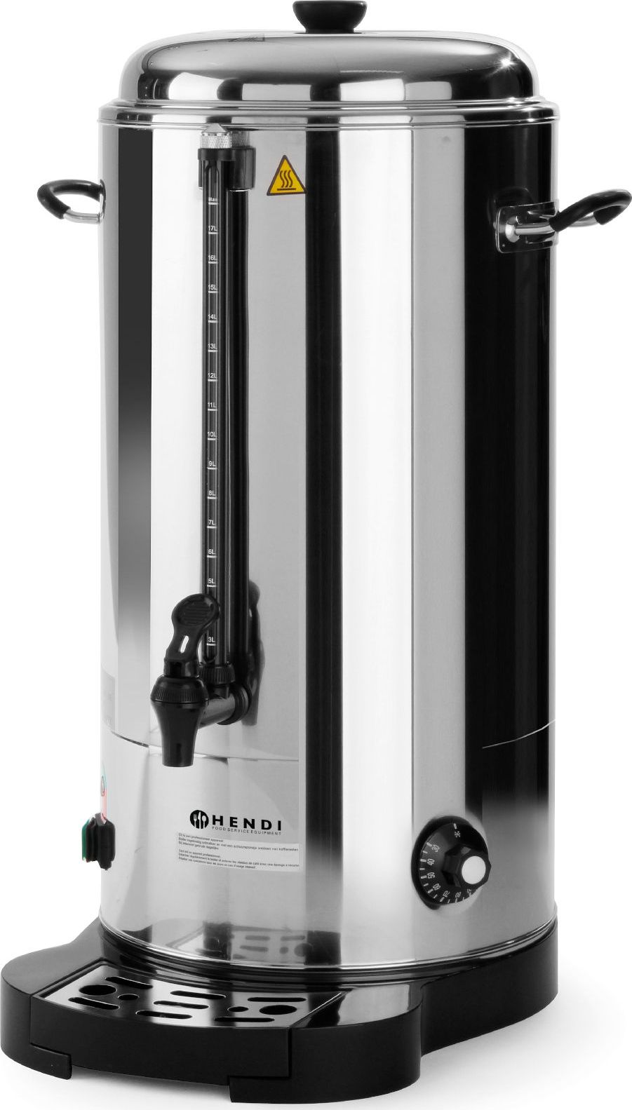 Hendi Warnik podgrzewacz do wody i grzańca podwójne ścianki 18 L. - Hendi 211502 Warnik podgrzewacz do wody i grzańca podwójne ścianki 18 L. - Hendi 2
