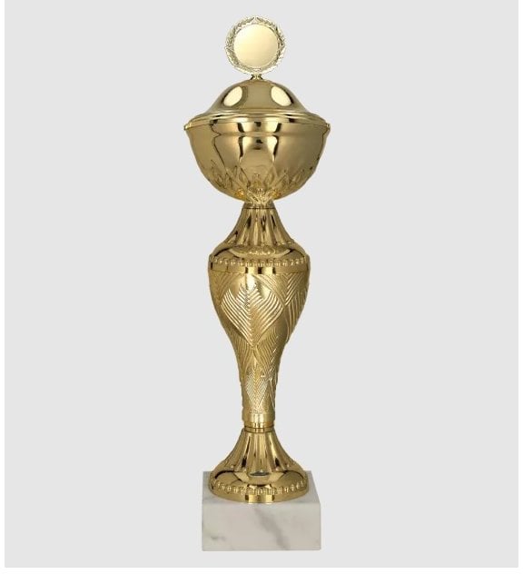 Victoria Sport Puchar metalowy z przykrywką