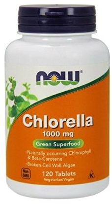 NOW Foods Chlorella 1000mg 60 kapsułek