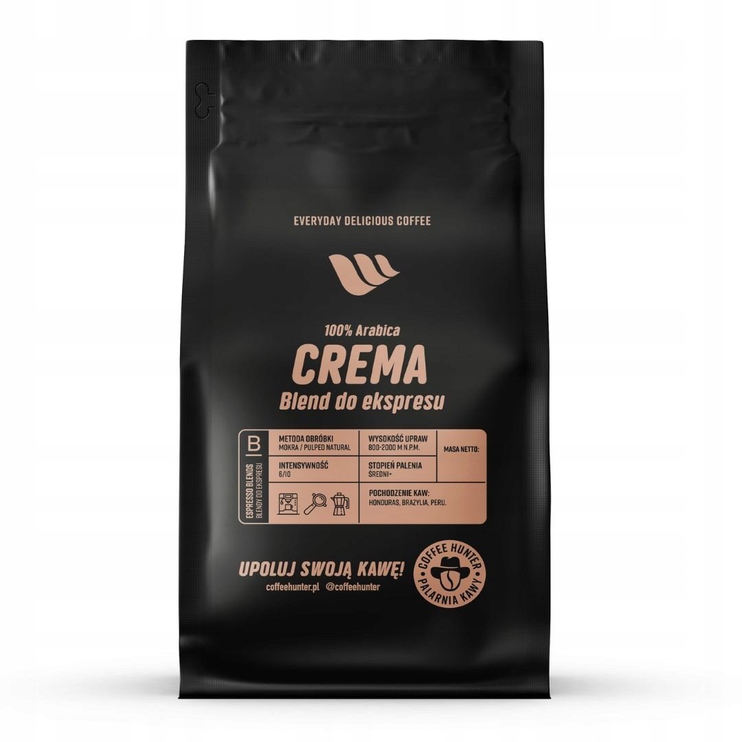 Kawa ziarnista COFFEE HUNTER Crema Blend 250g