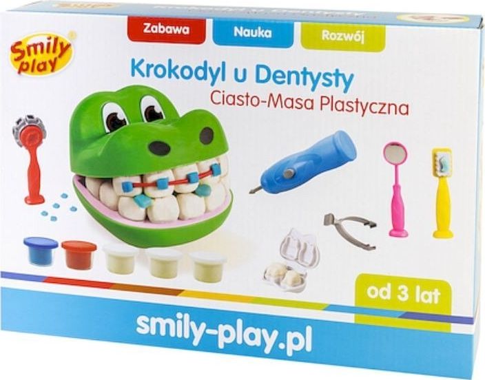 Smily Play Ciasto-Masa Plastyczna Krokodyl u dentysty