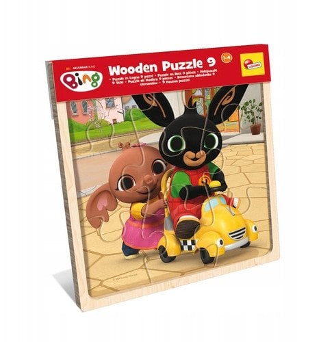 LISCIANI BING DREWNIANE PUZZLE (9 EL.) W DISPLAYU