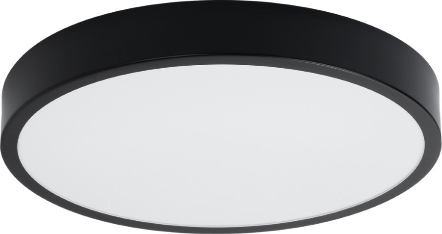 Lampa sufitowa Sollux SOLLUX Plafon ONYX 50 czarny LED 3000K 1 x LED SL.1246