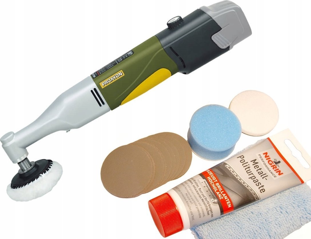 Proxxon Polerka kątowa Proxxon WP/A akumulatorowa - samo urządzenie bez akumulatora oraz ładowarki