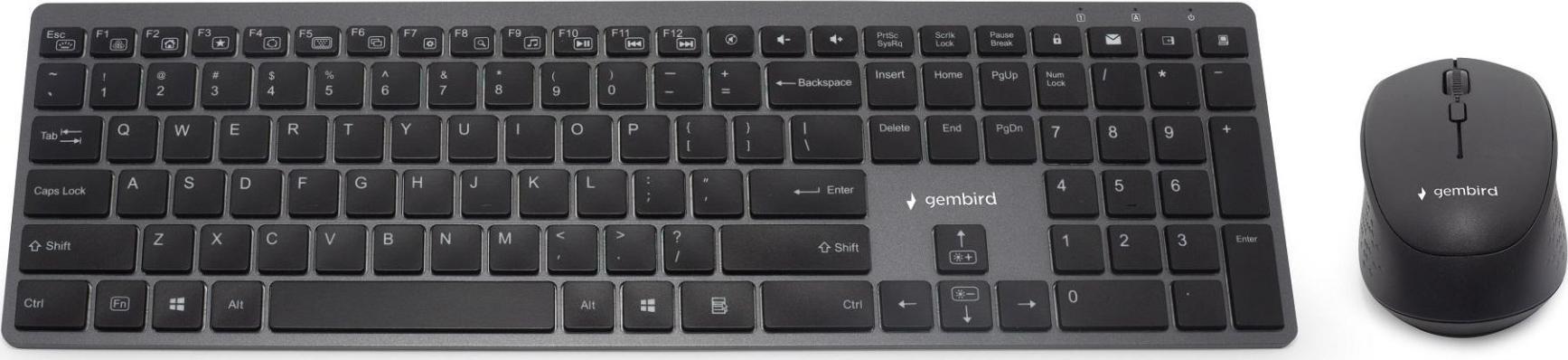 Klawiatura + mysz Gembird KBS-ECLIPSE-M500