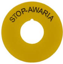 Promet Pierścienie żółte z nadrukiem STOP-AWARIA do NEF22 (W0-PIERŚC.ŻÓŁTE DR STOP/FI22)