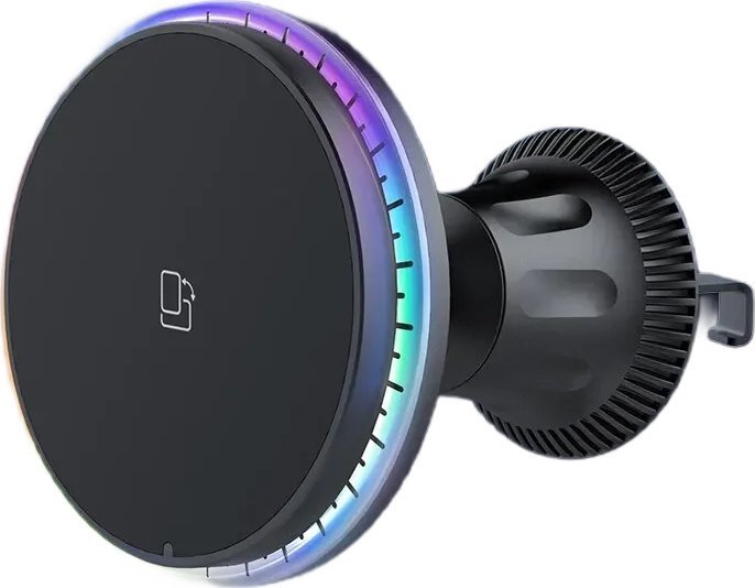 Pawonik BEZPRZEWODOWY UCHWYT SAMOCHODOWY KOLORY RGB Z MAGNESEM MAGSAFE IPHONE 14 13