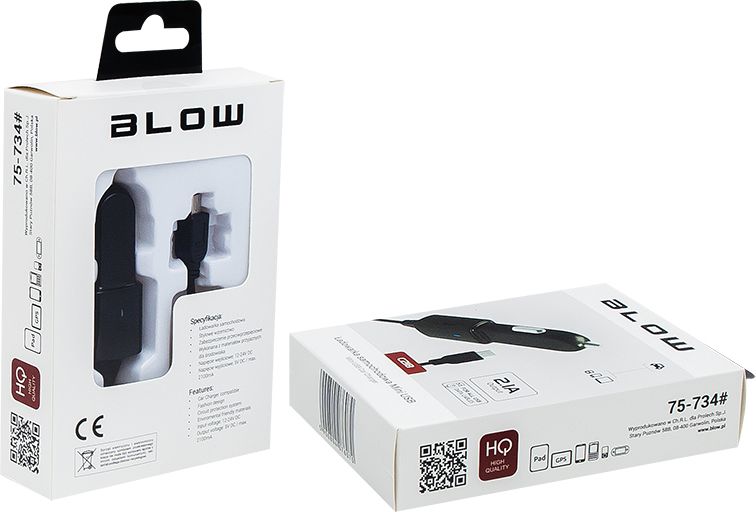 Ładowarka Blow Jednoczęściowa 2.1 A (5900804076070)