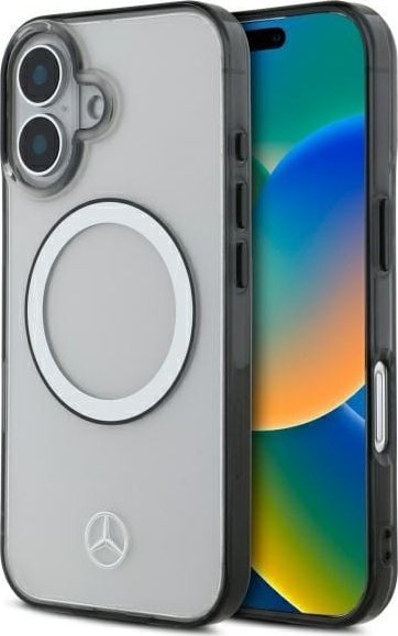 Mercedes Mercedes MEHMP16S23HUOKC iPhone 16 6.1" transparent hardcase Printed logo MagSafe