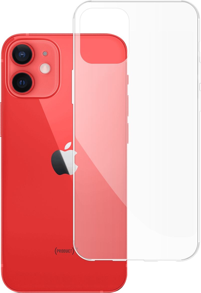 etumi Etui Do Iphone 12 Mini Gumowe Slim Clear View Pokrowiec Ochronny / Futerał Obudowa / Ochrona Clear Cover Bezbarwne Slim Case0019