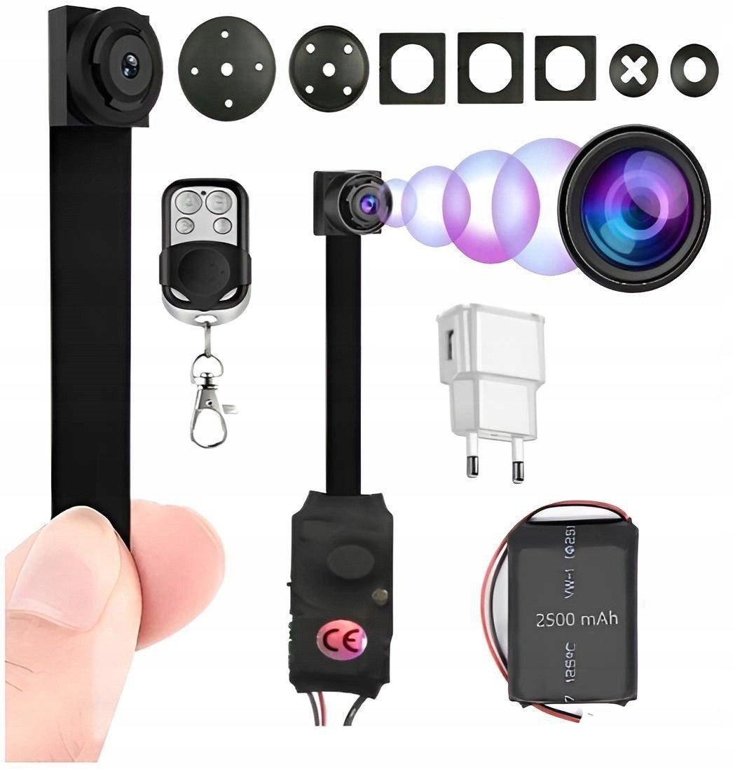 Mini Kamera Szpiegowska Full HD z Pilotem