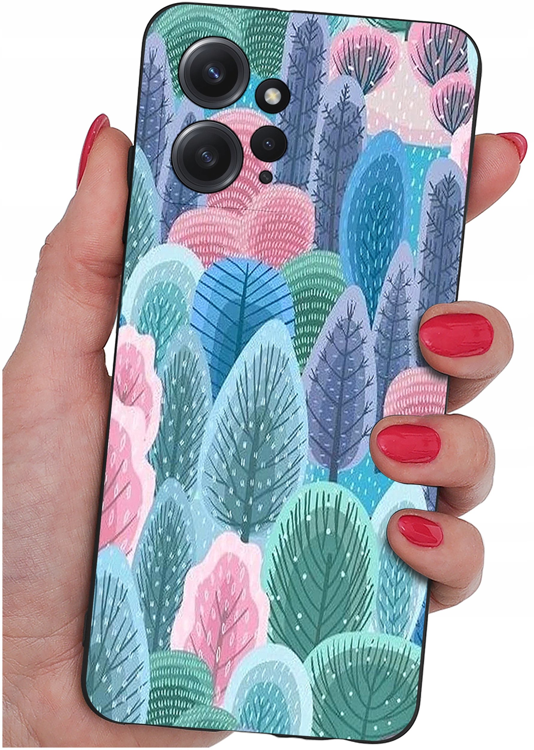 krainaGSM ETUI do Xiaomi Redmi Note 12 4G SILIKONOWE MATT CASE + SZKŁO 9H