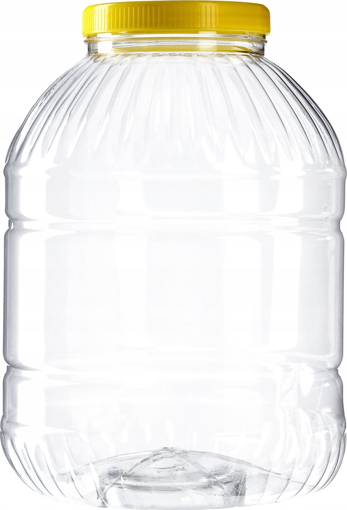 Kadax Słoik Plastikowy Pojemnik Pet Z Nakrętką 8L Ogórki