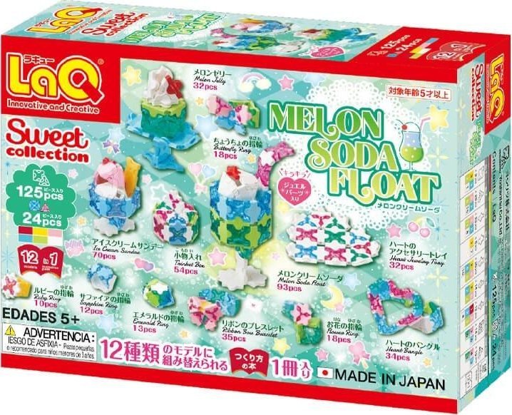 Klocki edukacyjne LaQ Sweet Collection Melon Soda