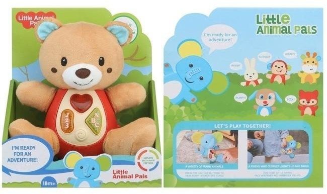 Miś pluszowy ze światłem i muzyką