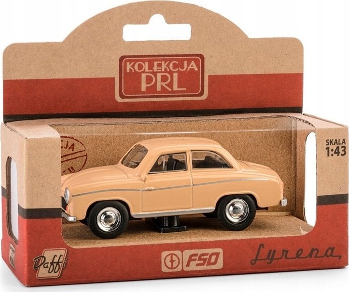 Daffi Pojazd PRL Syrena 104 beżowy