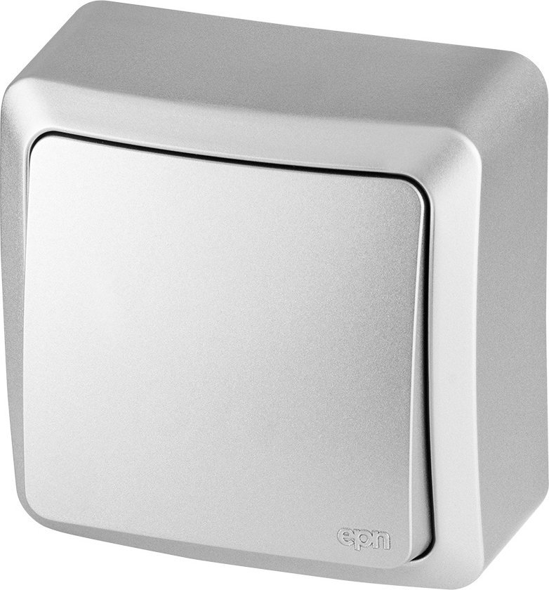 Elektro-Plast BERG Łącznik jednobiegunowy n/t 10AX IP20 srebrny 3710-06