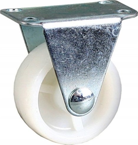 Geko Zestaw jezdny stały koło stałe plastikowe 32 mm meblowe