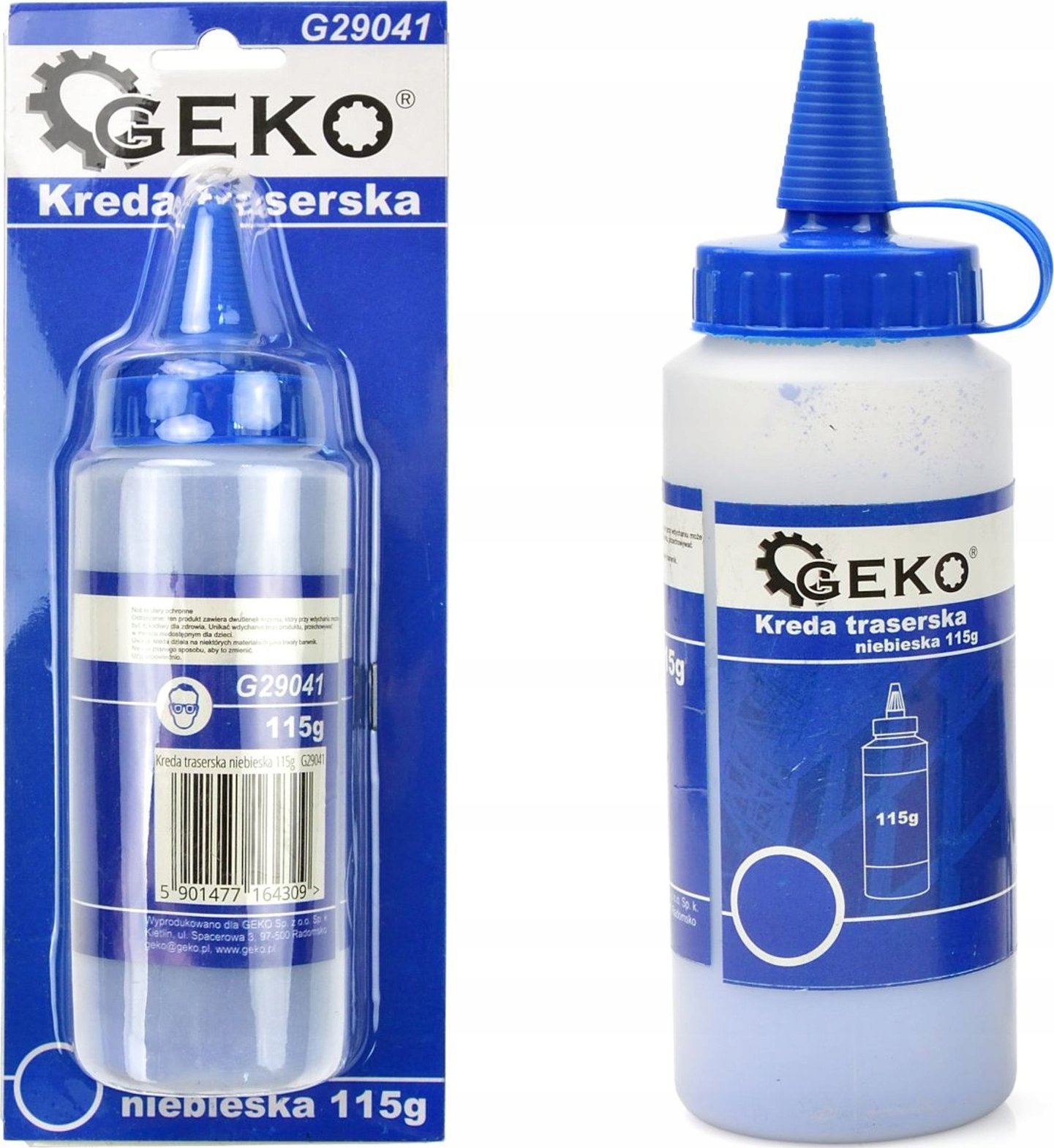 Geko Kreda traserska niebieska 115g