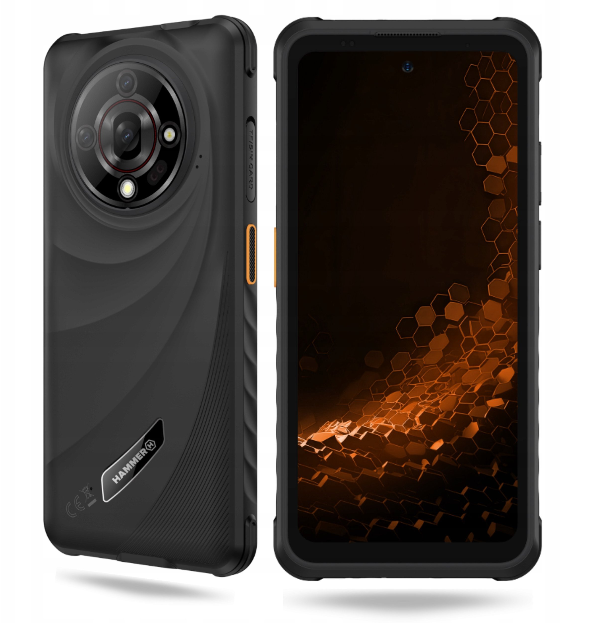 HAMMER Hammer Iron 6 (Black) DS 6.56" IPS TFT 720x1612/2GHz/128GB/6GB RAM/Android 14/microSDXC/WiFi,BT,5G