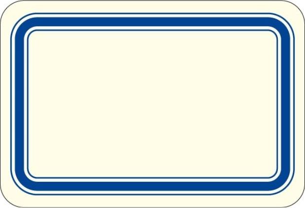 Rossi Naklejki dekoracyjne ETK 038 Niebieskie 6szt ROSSI