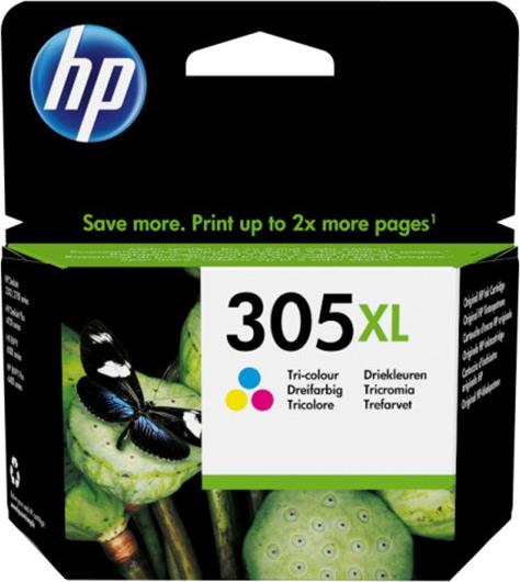 Tusz HP HP Ink No.305XL Color (3YM63AE#UUS) VE 1 x 5ml für Deskjet 1255, DeskJet Plus 41XX, Envy 60XX, ENVY Pro 64XX