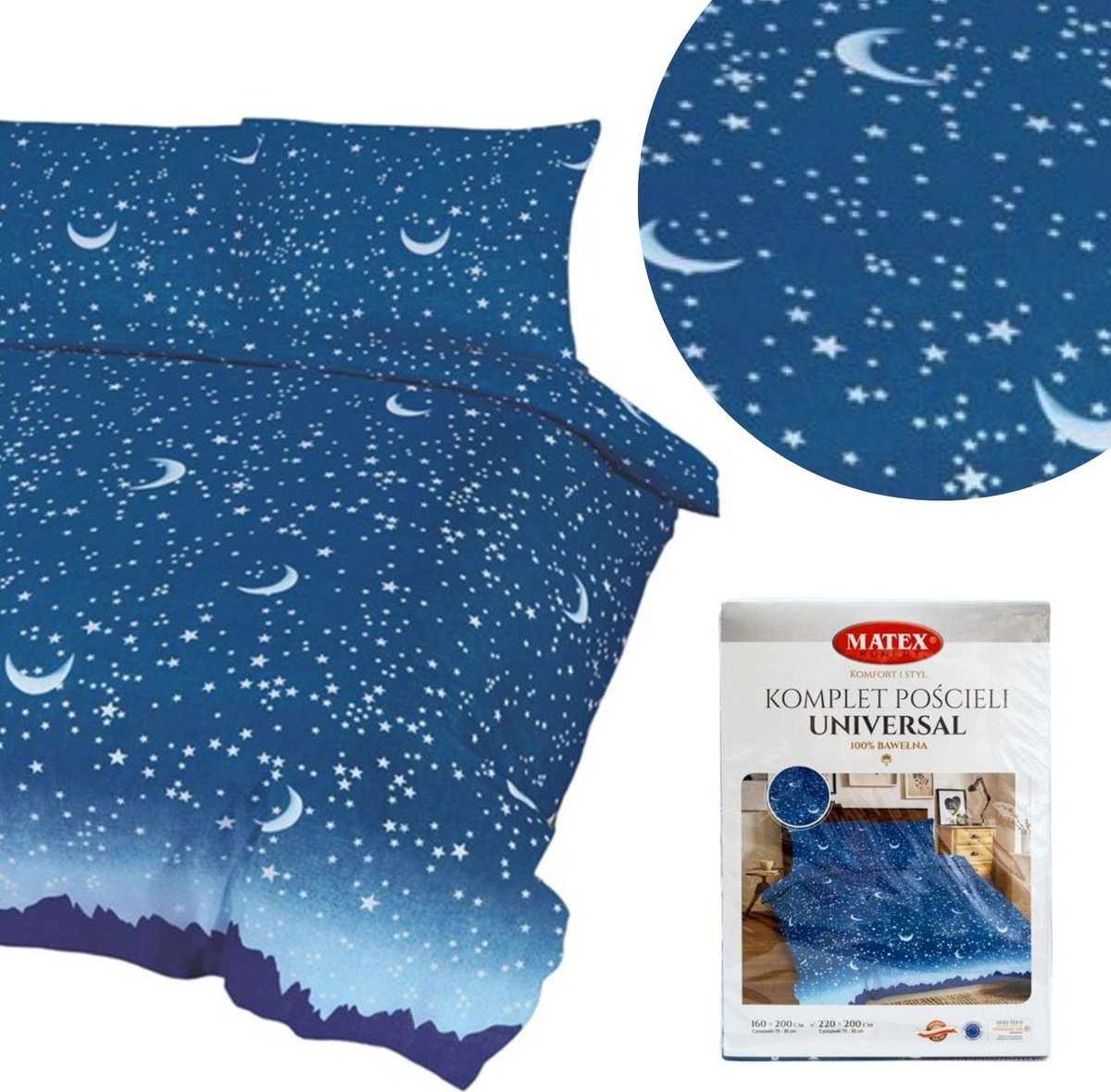 Multitex Pościel 220 x 200 Bawełniana UNIVERSAL MATEX 02