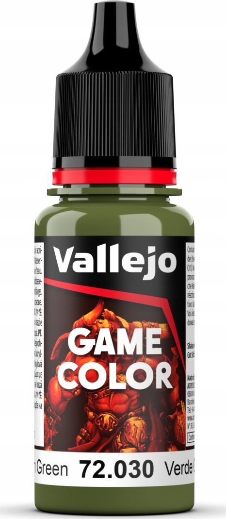 Vallejo Vallejo: 72.030 - Game Color - Goblin Green (18 ml)