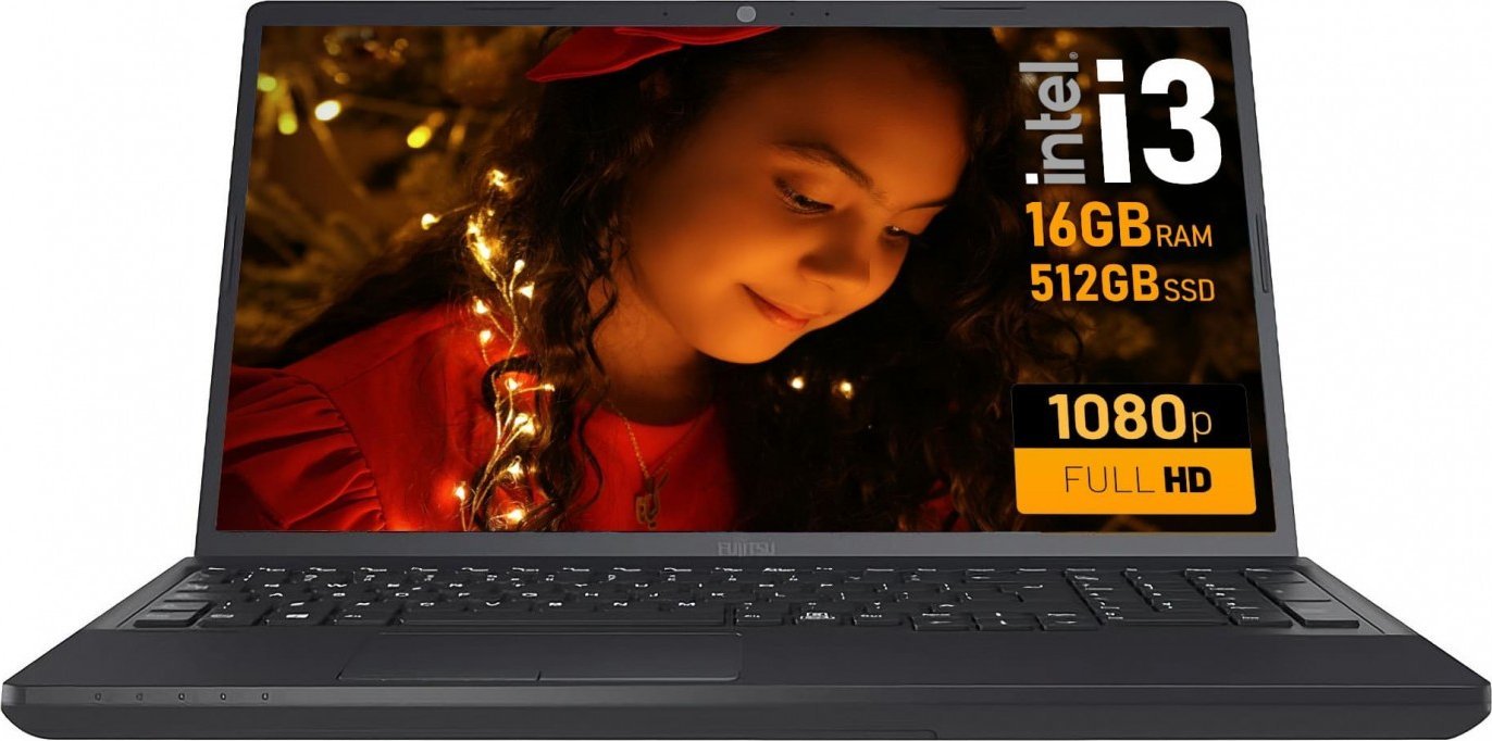 Lifebook A3510 i3-1005G1 16GB 512GB SSD 15,6" FHD IPS Windows 11 Pro