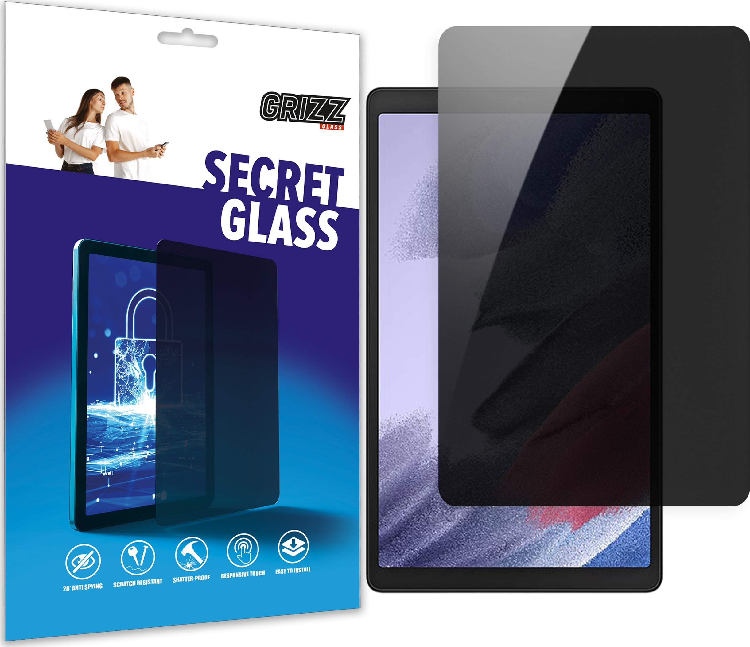 GrizzGlass Szkło prywatyzujące GrizzGlass SecretGlass do Samsung Galaxy Tab A7 Lite 2021