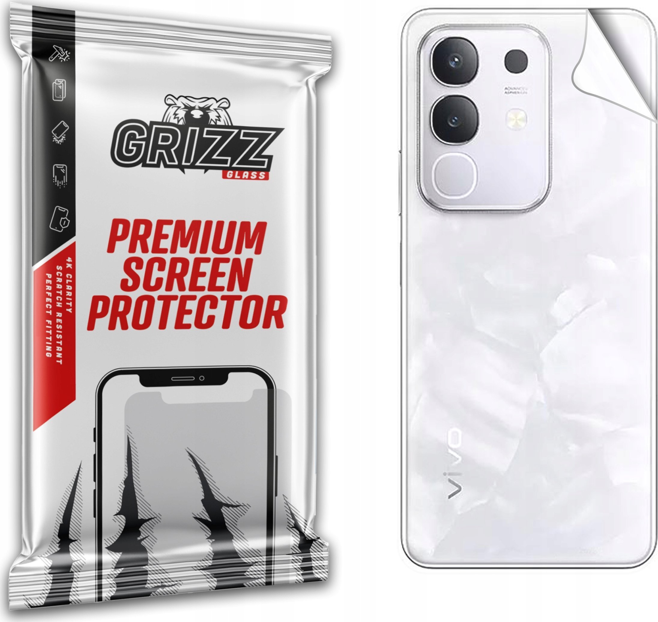 Folia na tył GrizzGlass SatinSkin do Vivo Y29 4G