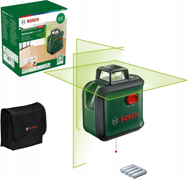 Bosch BOSCH.LASER ADVANCED LEVEL 360 UNI GREEN