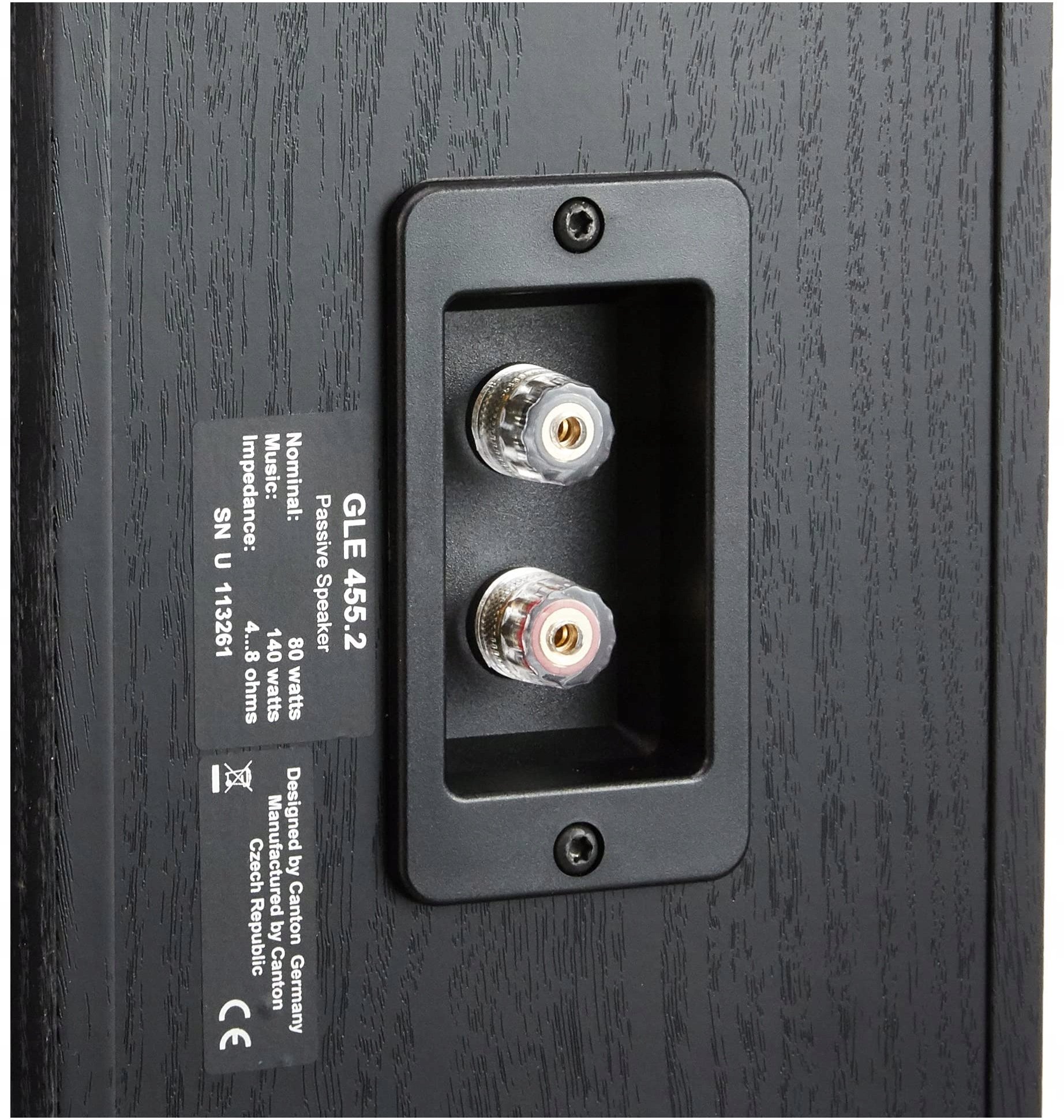 Kolumna Canton GLE 455.2 Czarny 80 W